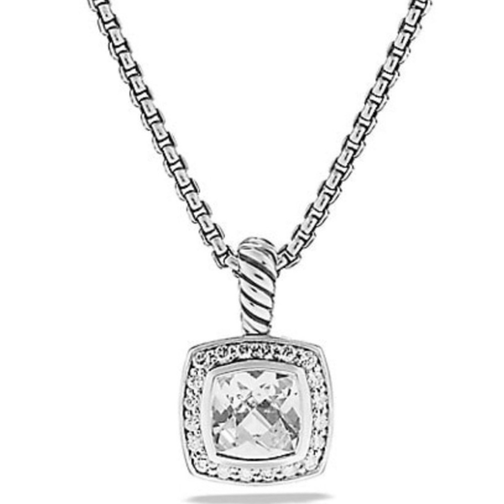 David Yurman Silver Petite Albion 925 Silver Necklace